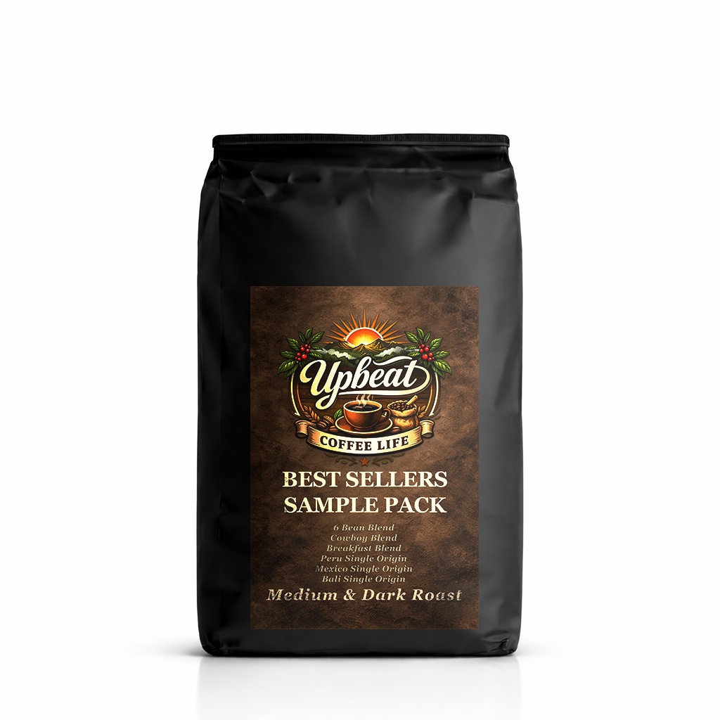 Best Sellers Sample Pack: 6Bean, Cowboy, Breakfast, Peru, Mexico, Bali